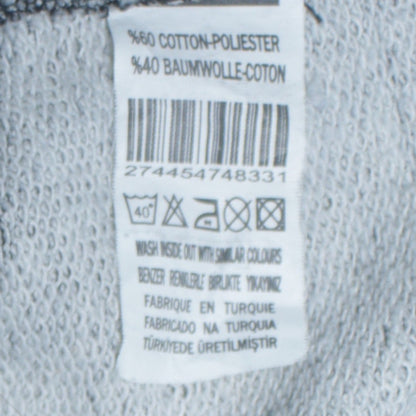 Napapijri Men's Grey Full Zip Hoodie XL Logo Outdoor Style