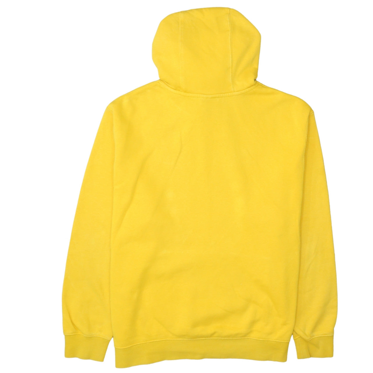 Nike Mens Yellow Pullover Hoodie XL Regular Fit Cotton Blend