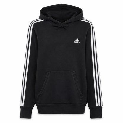 Adidas Men's Black Pullover Hoodie Small Fleece Lined Sport Style