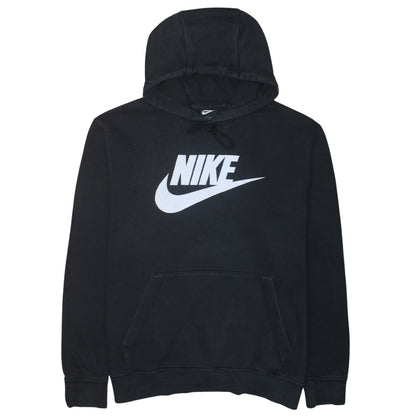 Nike Mens Black XL Pullover Hoodie with Logo Graphic