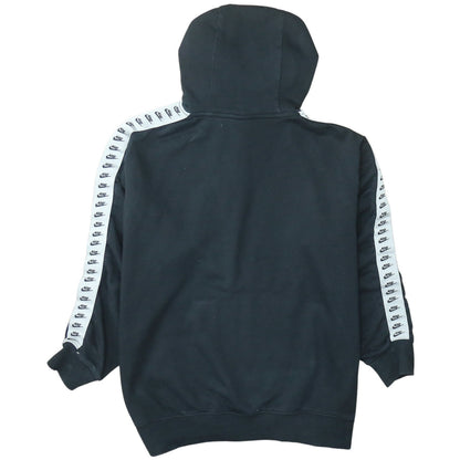 Nike Men's Black Pullover Hoodie Large Logo Fleece Sweatshirt