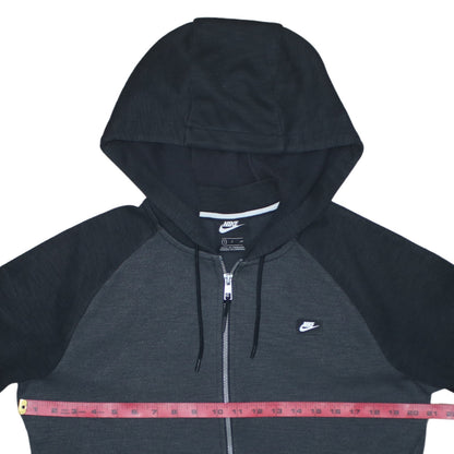 Nike Men's Grey Full Zip Hoodie Size S Lightweight Sportswear