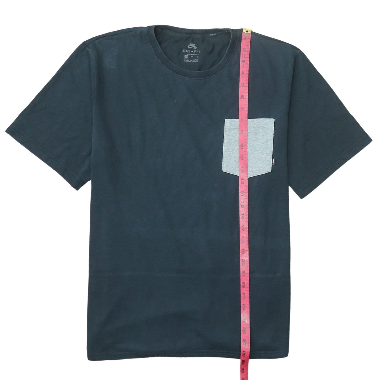 Nike Men’s Black Dri-FIT XL Short Sleeve Colourblock Pocket T-Shirt