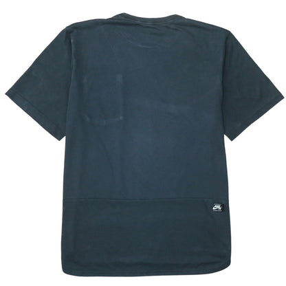 Nike Men’s Black Dri-FIT XL Short Sleeve Colourblock Pocket T-Shirt