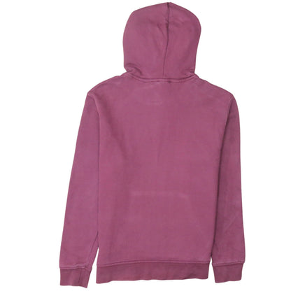 Adidas Womens Burgundy Hoodie UK 8 Pullover Cotton Casual Sweatshirt