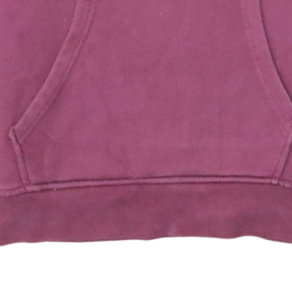 Adidas Womens Burgundy Hoodie UK 8 Pullover Cotton Casual Sweatshirt