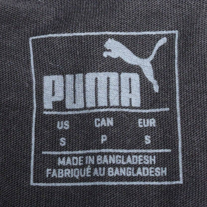 Puma Men's Black Small Crew Neck Sports T-Shirt