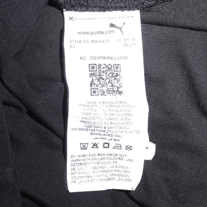 Puma Men's Black Small Crew Neck Sports T-Shirt