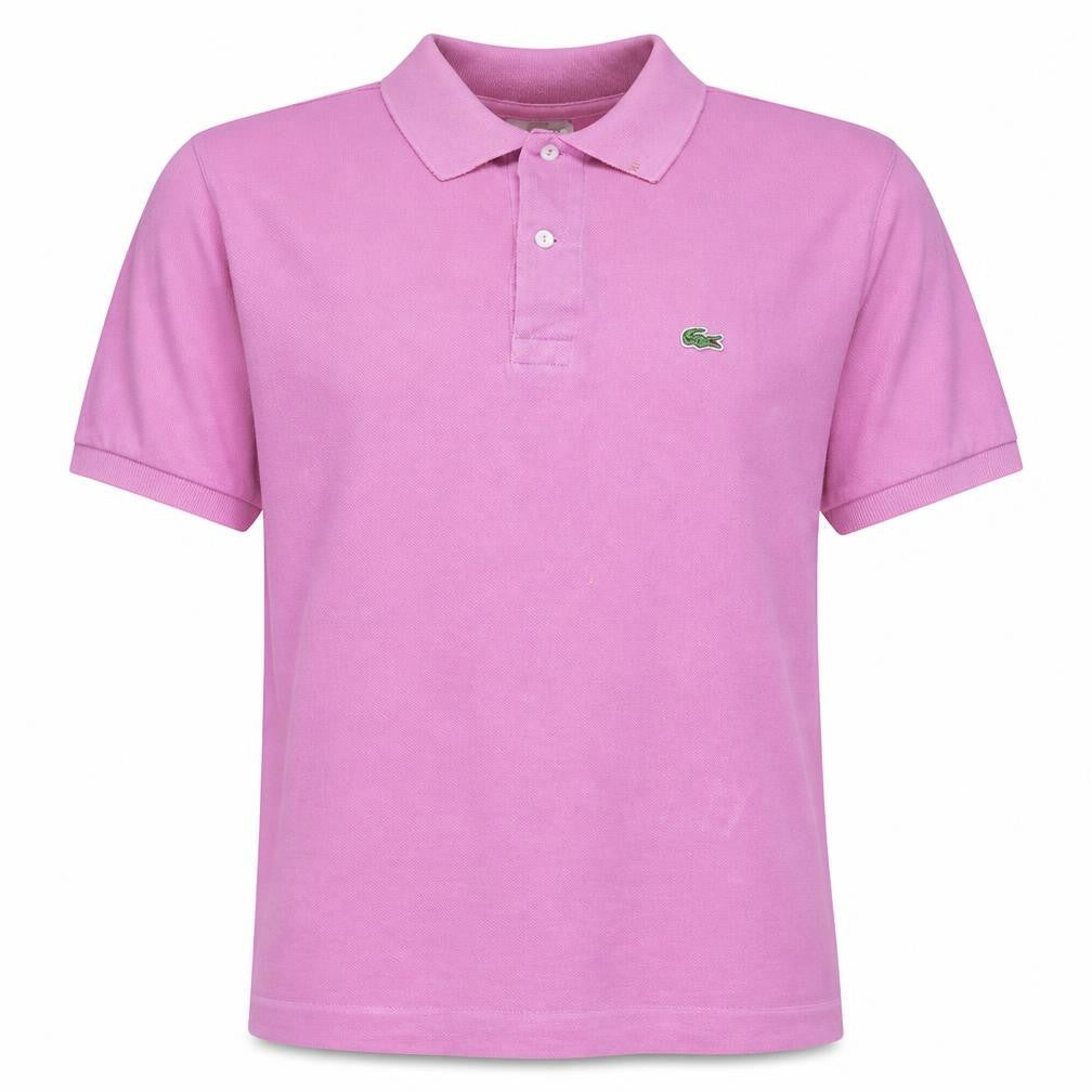 Lacoste Men's Pink Cotton Polo Shirt Size S Classic Fit