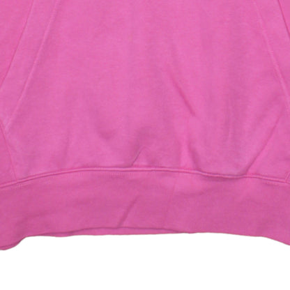 Nike Womens Pink Pullover Hoodie Small Cotton Blend Casual