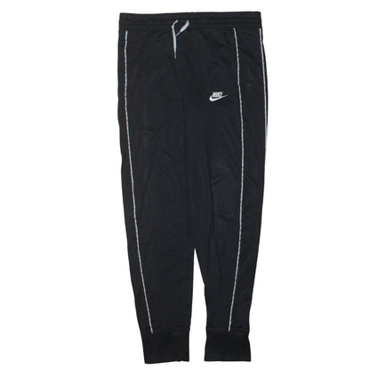 Nike Boys Black XL Jogger Trousers with Side Stripe & Drawstring Waist