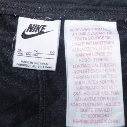 Nike Boys Black XL Jogger Trousers with Side Stripe & Drawstring Waist