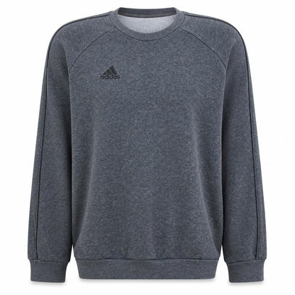 Adidas Men’s Grey Crew Neck Fleece Sweatshirt L Regular Fit
