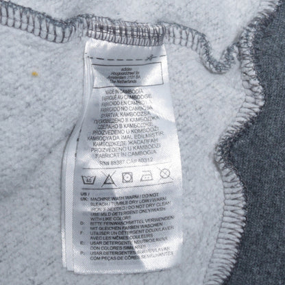 Adidas Men’s Grey Crew Neck Fleece Sweatshirt L Regular Fit