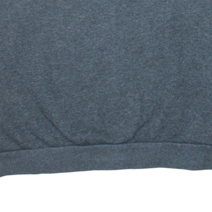 Adidas Men’s Grey Crew Neck Fleece Sweatshirt L Regular Fit