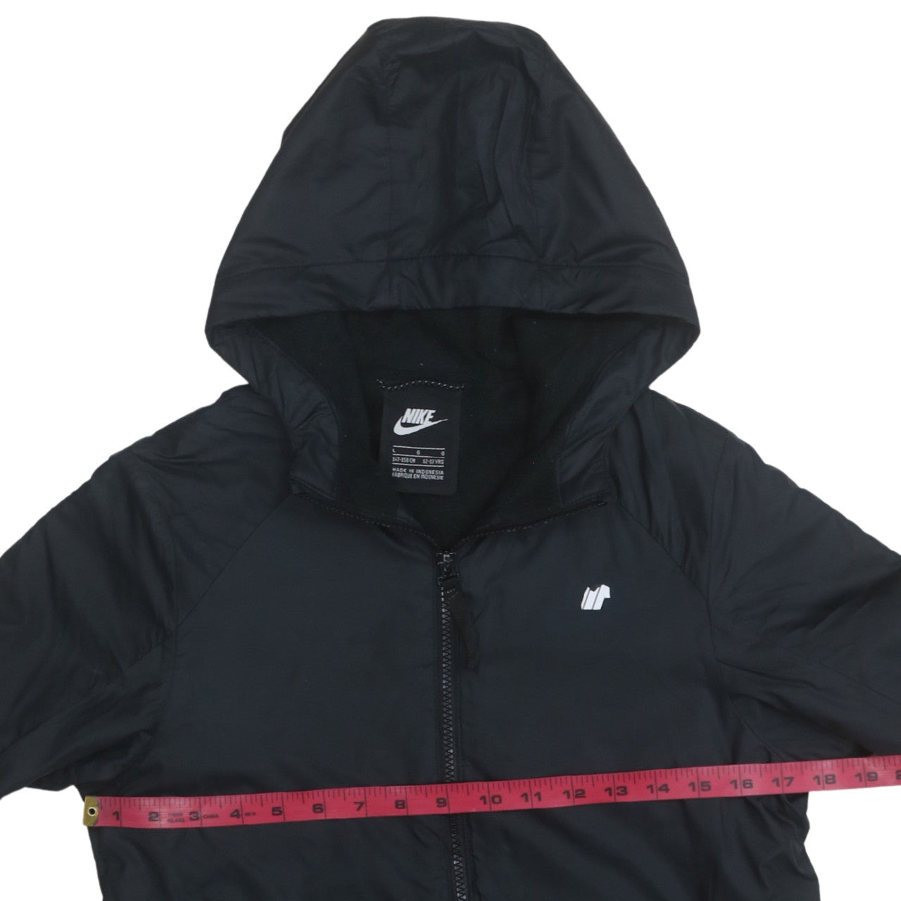 Nike Boys Black 12-13 Years Hooded Windbreaker Jacket