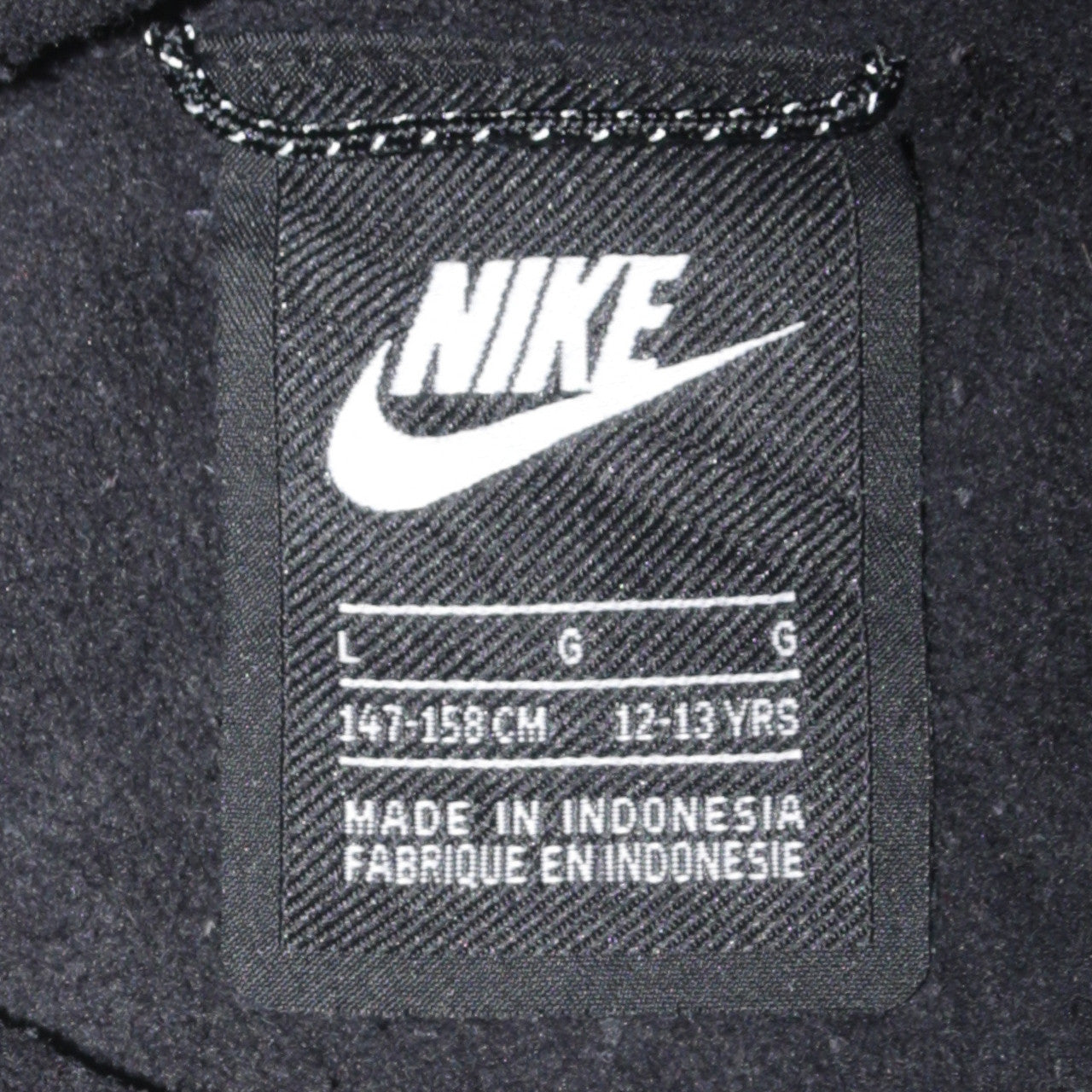 Nike Boys Black 12-13 Years Hooded Windbreaker Jacket