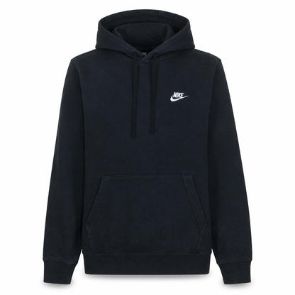 Nike Men's Black Pullover Hoodie Size S Regular Fit Fleece Logo