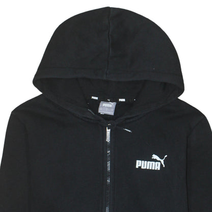 Puma Men's Black Full Zip Hoodie Size M Sportswear