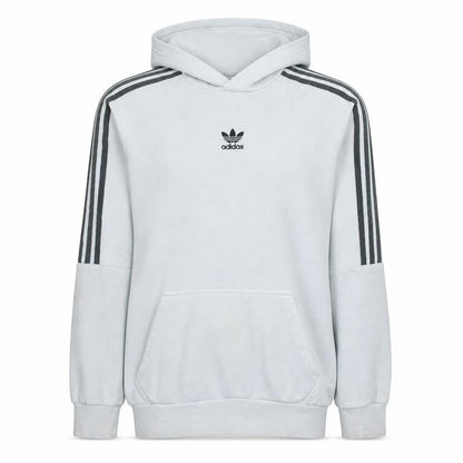 Adidas Men’s White Pullover Hoodie Small Regular Fit Fleece