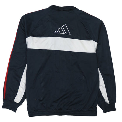 Adidas Men's Blue Full Zip Sweatshirt L Sports Style