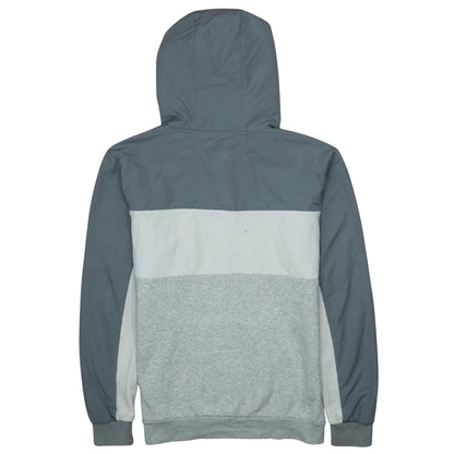 Adidas Men’s Grey Half Zip Hooded Sweatshirt Size S