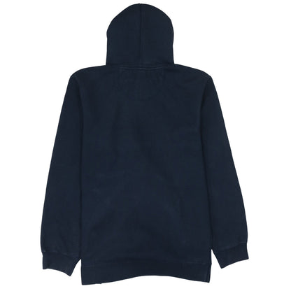 Nike Men Blue Pullover Hoodie Embroidered Logo Fleece Size M