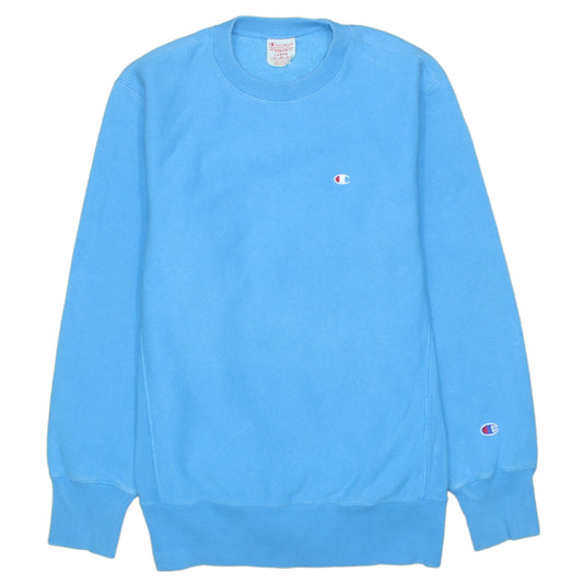Champion Men's Blue Reverse Weave Pullover Sweatshirt Large