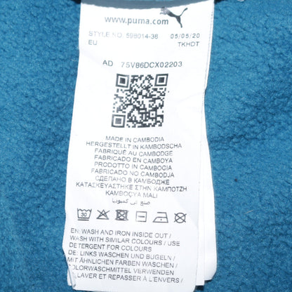 Puma Men’s Blue Pullover Hoodie Medium Fleece Sportswear