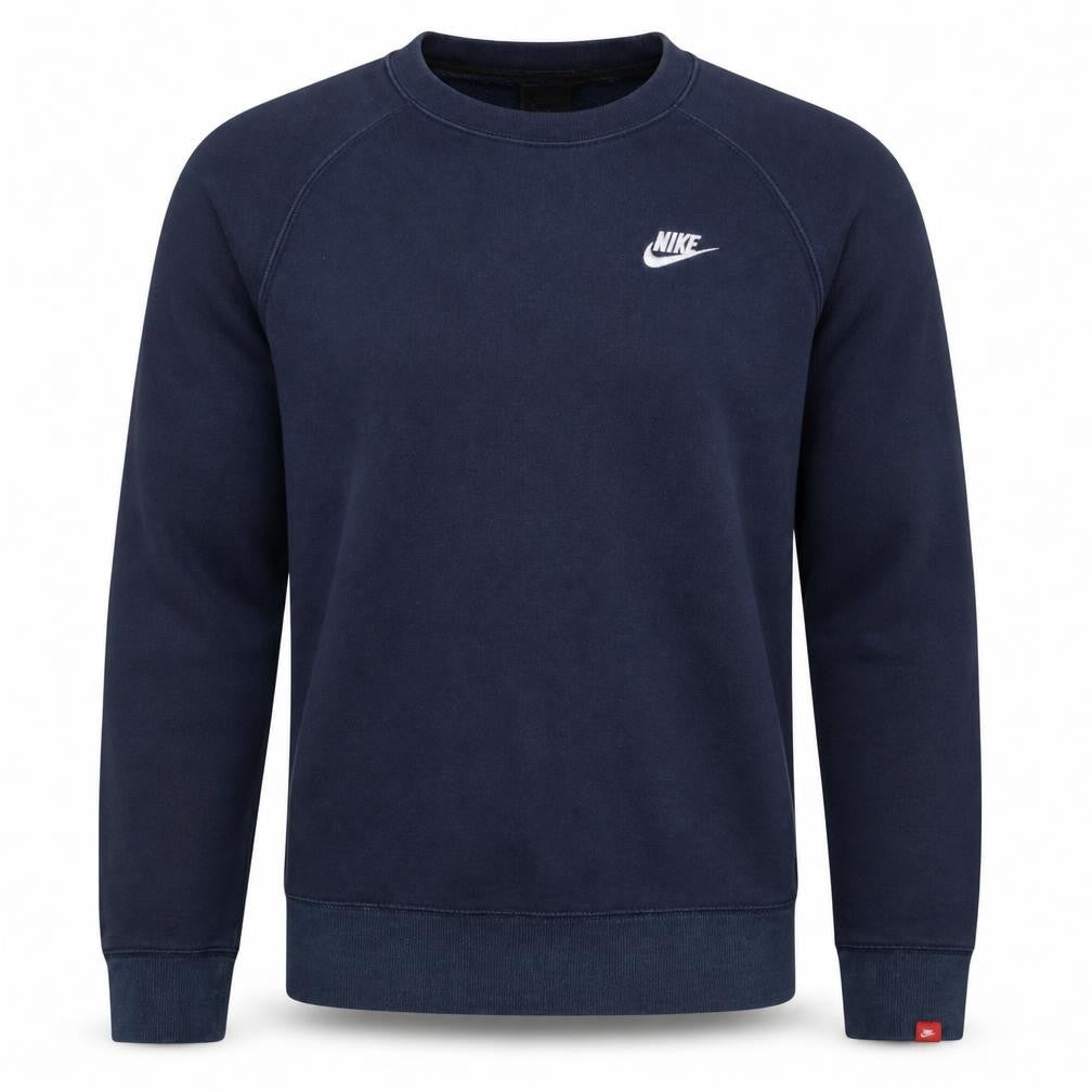 Nike Men's Blue Crew Neck Pullover Sweatshirt Size S