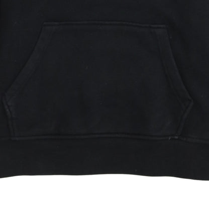 Adidas Womens Black Pullover Hoodie Size 6 Lightweight Cotton Casual