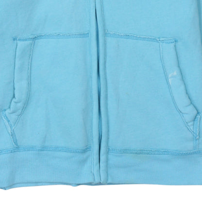Hollister Men's Blue Full Zip Hoodie M Regular Fit