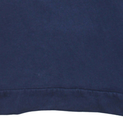 Puma Womens Navy 1/2 Zip Sweatshirt L Fleece Pullover