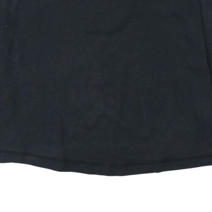 Tommy Jeans Men's Black Long Sleeve Crew Neck Cotton T-Shirt L