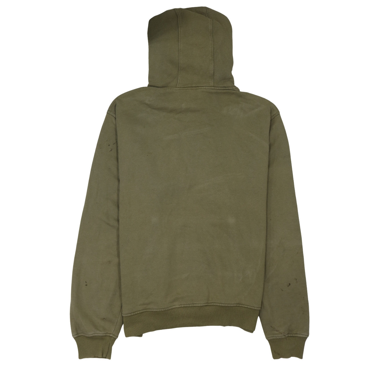 The North Face Men's Green Pullover Hoodie XL Cotton Embroidered Logo