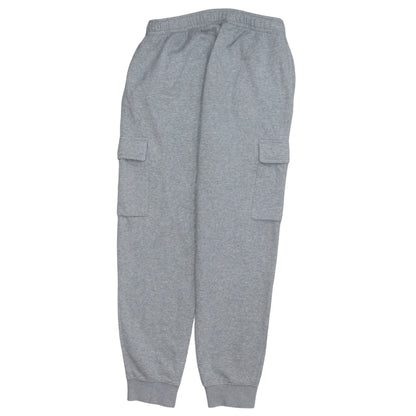 Nike Men's Grey Cargo Tapered Joggers Size M Fleece Sweatpants