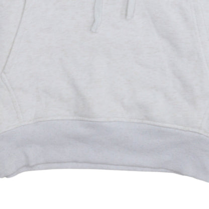 Stussy Women's White Pullover Hoodie Size S Cotton Blend Logo Sweatshirt