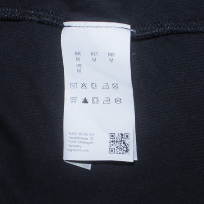Hugo Boss Men's Black Crew Neck Cotton T-Shirt Size M Regular Fit