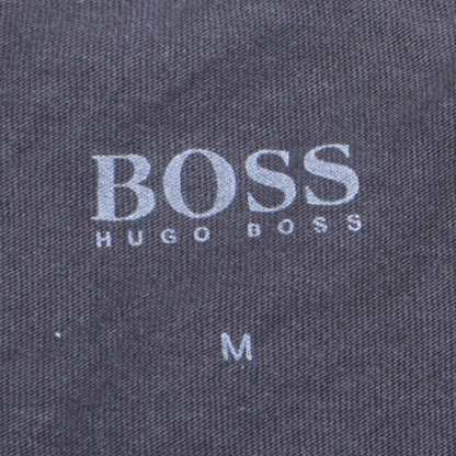 Hugo Boss Men's Black Crew Neck Cotton T-Shirt Size M Regular Fit