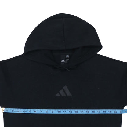 Adidas Men's Black Pullover Hoodie Size S Regular Fit Sportswear