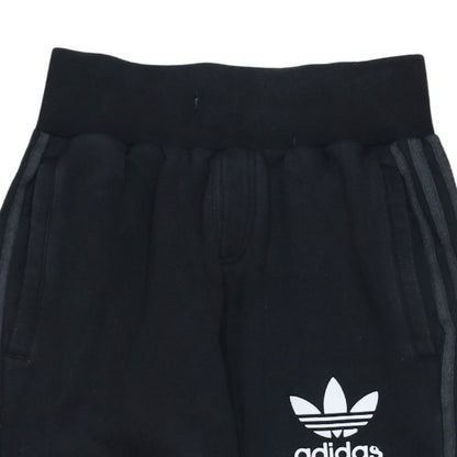 Adidas Womens Black Jogger Trousers Size S Elastic Waist Logo
