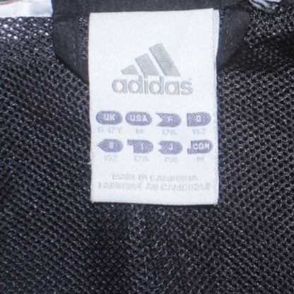 Adidas Boys Black 10-11 Years Track Jacket Lightweight Zip Sports Top
