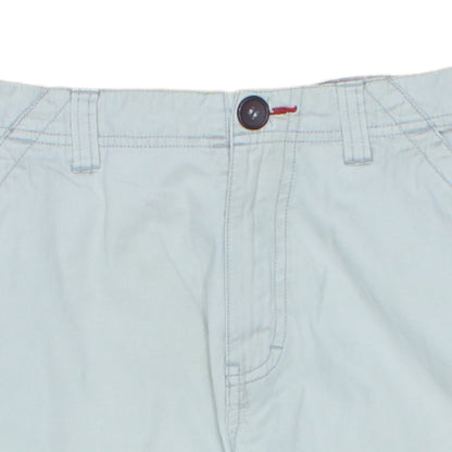 Tommy Hilfiger Boys Blue Cargo Shorts Size 16 Years Cotton Twill