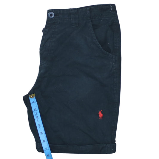 Polo Ralph Lauren Men's Black Chino Shorts Size S Regular Fit