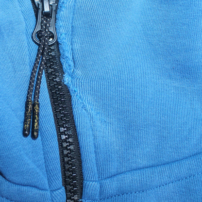 Nike Men's Blue Full Zip Sports Hoodie Size S