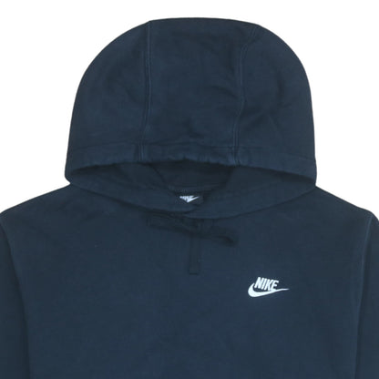 Nike Men's Blue Pullover Hoodie M Regular Fit Fleece Sweatshirt