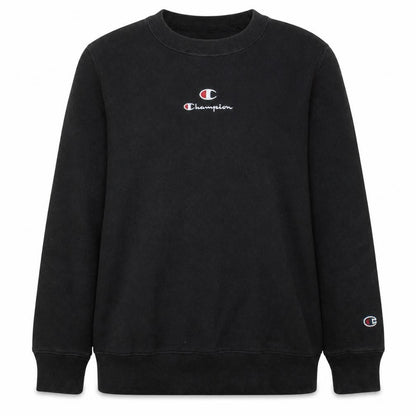 Champion Women Black XS Pullover Sweatshirt Crew Neck Long Sleeve Casual