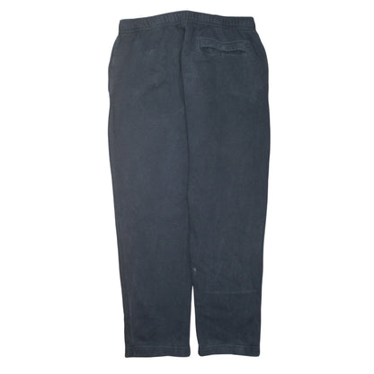 Nike Men's Black XL Fleece Sweatpants Regular Fit Casual Trousers