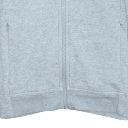 Nike Womens Grey Full Zip Hoodie Small Lightweight Athletic Sweatshirt