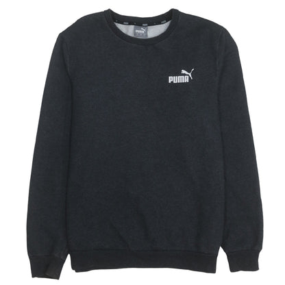 Puma Men's Black Crew Neck Pullover Sweatshirt Size M
